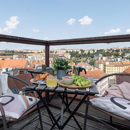 Ferienwohnung Prague Days - Terrace - Stunning View - Duplex Exterior foto